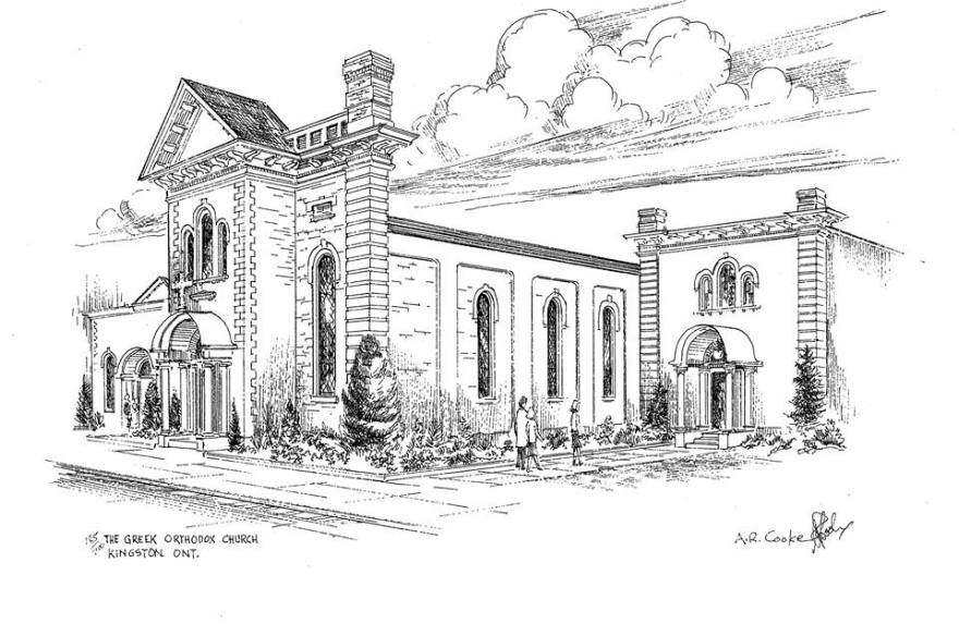 Church sketch.