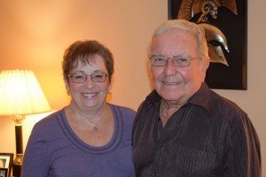 Photo of Spiro and his wife Maureen during the KGHP interview