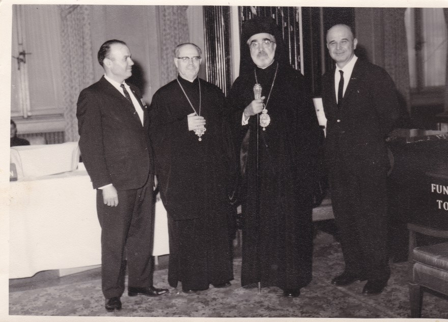 1950s Bishop and our old priest