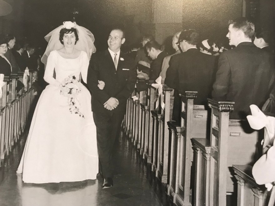 1963 Louis and Toula Wedding - at St George's - the last Greek wedding held at St. George's before the purchase of our church 3