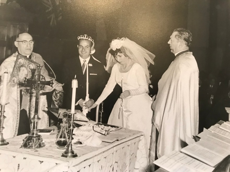 1963 Louis and Toula Wedding - at St George's - the last Greek wedding held at St. George's before the purchase of our church 5