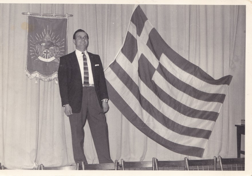 Louis at an AHEPA ceremony